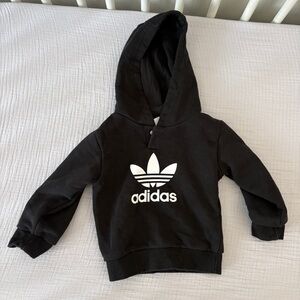 Adidas Baby Sweatshirt size 9m black white unisex sporty